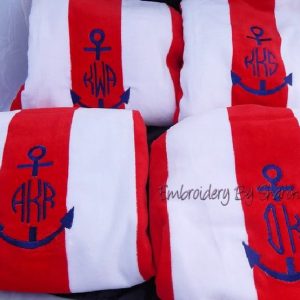 Monogrammed Beach towels