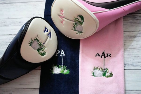 Golf club cover and free towel