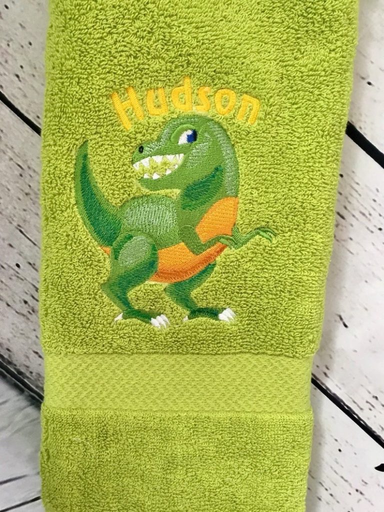Personalized Bath Towels for Kids Personalized Embroidery & DTG Gifts
