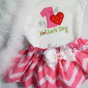 First Mother's Day Baby Girl Outfit