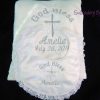 Personalized Christening Set- Baptism Blanket