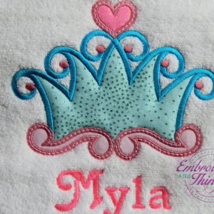 Princess Bath Towel Personalized for KIDS