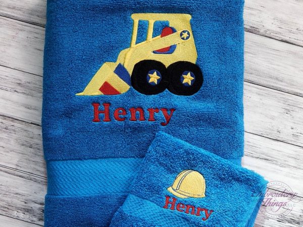 Personalized bath towel