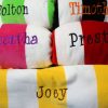 Monogrammed Beach Towels