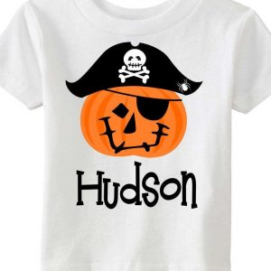 Halloween Pirate Pumpkin Tees