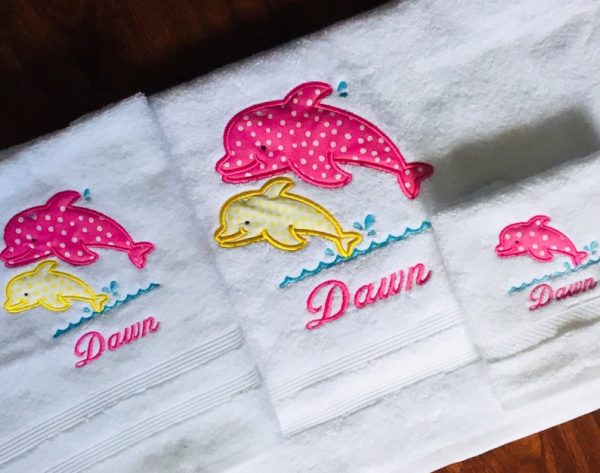 Personalized Bathroom Towel Set