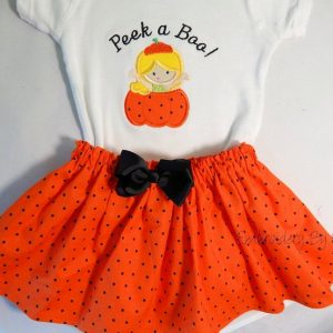 Baby Girl Pumpkin Outfit