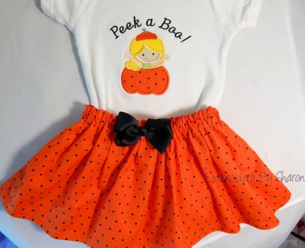 Baby Girl Pumpkin Outfit