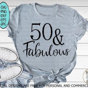 50 and Fabulous Ladies Birthday shirt