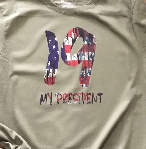 Trump 19 and other flag shirts