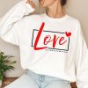 Valentine’s Day Love tees for Ladies, Love sweatshirts or tees, Love More tee,  can be worn for valentines, but all year long too,