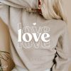 Valentine’s Day Love tees for Ladies, Love sweatshirts or tees, Love More tee,  can be worn for valentines, but all year long too,