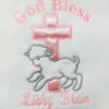 Baby girl Baptism Blanket, Personalized Baby Birth Blanket- and great for Baptism Blanket also/ Christening too Baby girl Baptism Blanket, Personalized Baby Birth Blanket- and great for Baptism Blanket also/ Christening too