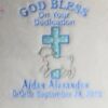 Baby girl Baptism Blanket, Personalized Baby Birth Blanket- and great for Baptism Blanket also/ Christening too Baby girl Baptism Blanket, Personalized Baby Birth Blanket- and great for Baptism Blanket also/ Christening too