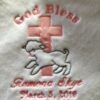 Baby girl Baptism Blanket, Personalized Baby Birth Blanket- and great for Baptism Blanket also/ Christening too Baby girl Baptism Blanket, Personalized Baby Birth Blanket- and great for Baptism Blanket also/ Christening too