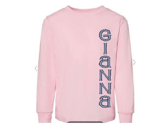 Kids Monogrammed or Personalized sweatshirts, or Hoodies,  Kids personalized gifts, customized sweatshirts for kids