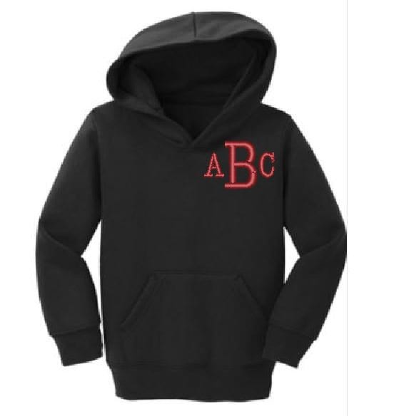 Kids Monogrammed or Personalized sweatshirts, or Hoodies,  Kids personalized gifts, customized sweatshirts for kids