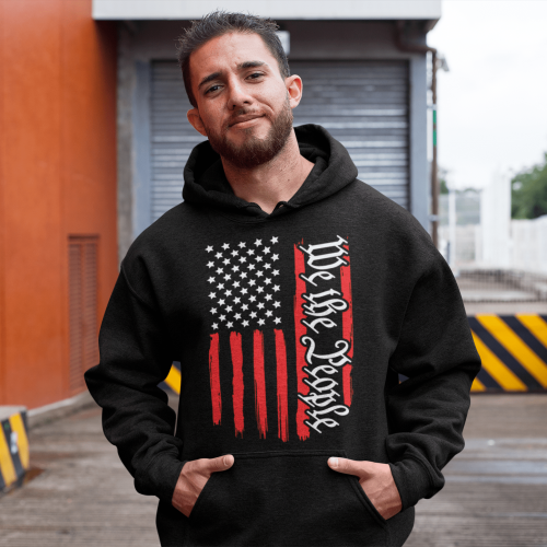 mockup-of-a-man-wearing-a-heather-hoodie-at-a-parking-lot-28625