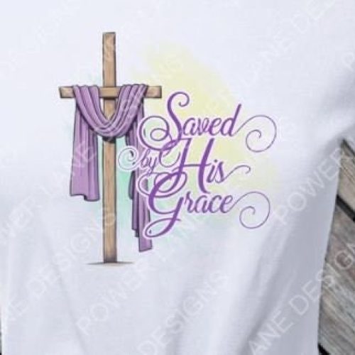 Religious Easter shirt, Easter cross tee, saved His grace, faith, love, Jesus, Easter Sunday, Jesus fashion statement