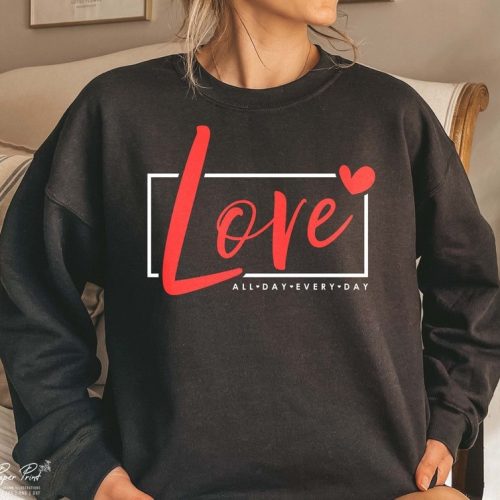 Valentine's Day tees for Ladies, Love sweatshirts or tees, can be worn for valentines, but all year long too, Valentine's Raglan's or tees
